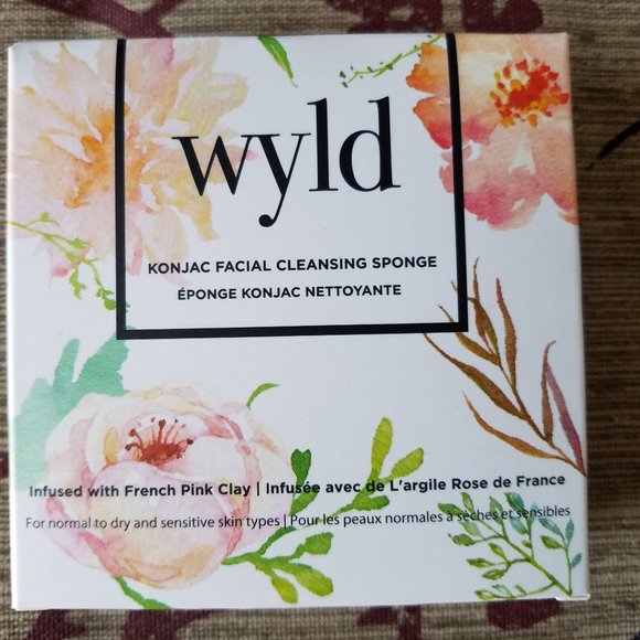 Wyld Konjac Facial Cleansing Sponge New in Box - Picture 1 of 4